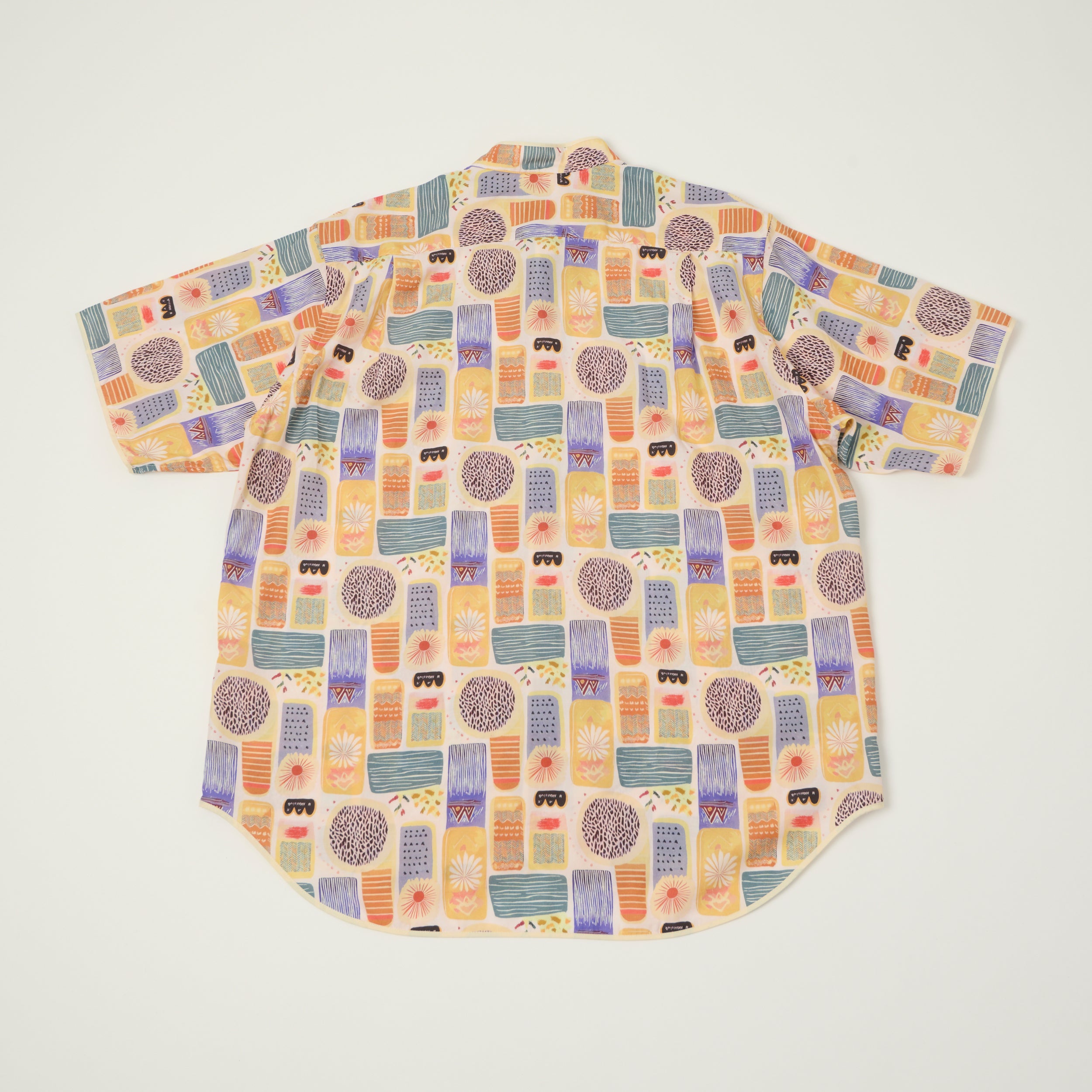 Engineered Garments Tencel Jamaican 'Copley' Shirt - Pink/Blue