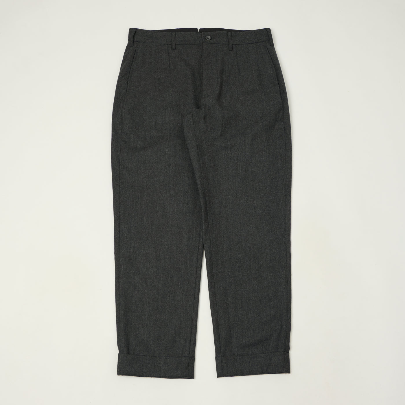 Engineered Garments Worsted Wool Twill 'Andover' Trousers - Charcoal