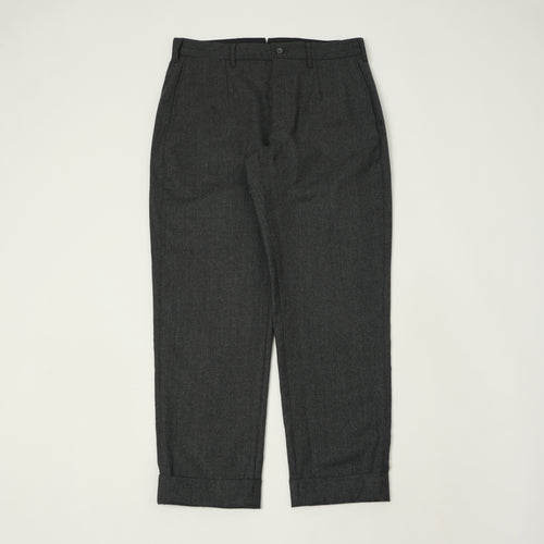 Engineered Garments Worsted Wool Twill 'Andover' Trousers - Charcoal