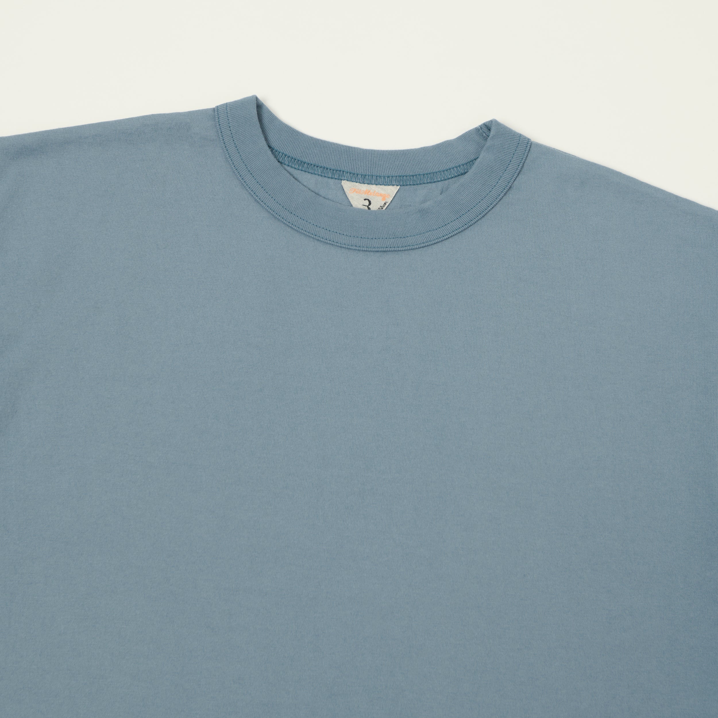 FilMelange 'Alderson' Air Spinning Tenjiku T-Shirt - Ash Blue