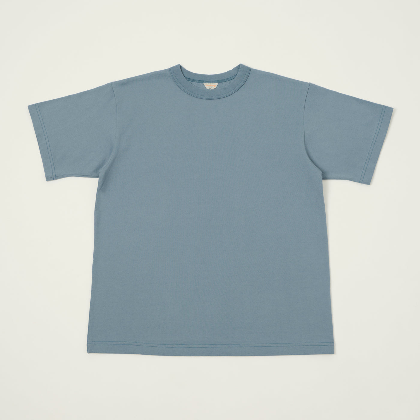 FilMelange 'Alderson' Air Spinning Tenjiku T-Shirt - Ash Blue
