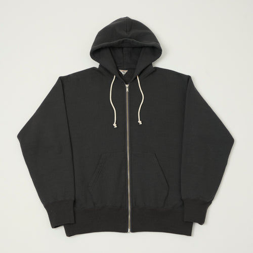 FilMelange 'Cherif' Fallen Cotton Zip Through Hoodie - Charcoal