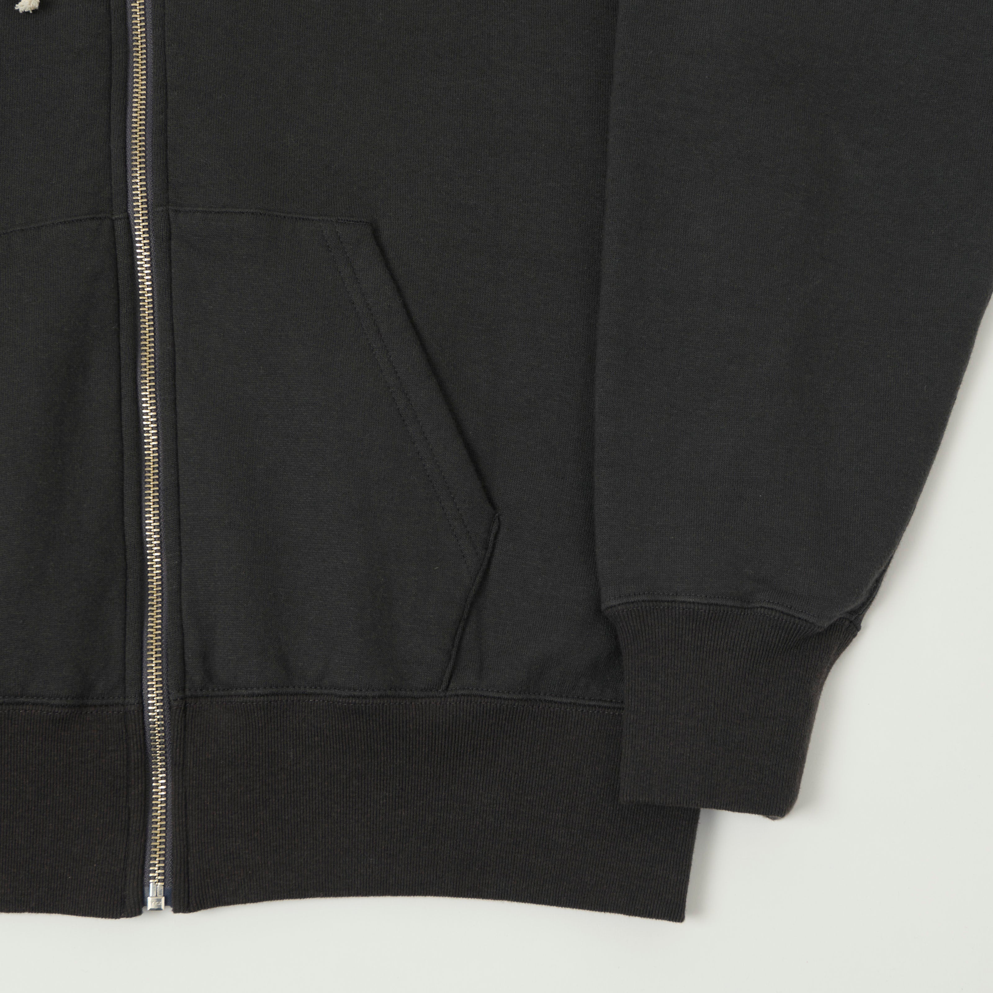 FilMelange 'Cherif' Fallen Cotton Zip Through Hoodie - Charcoal