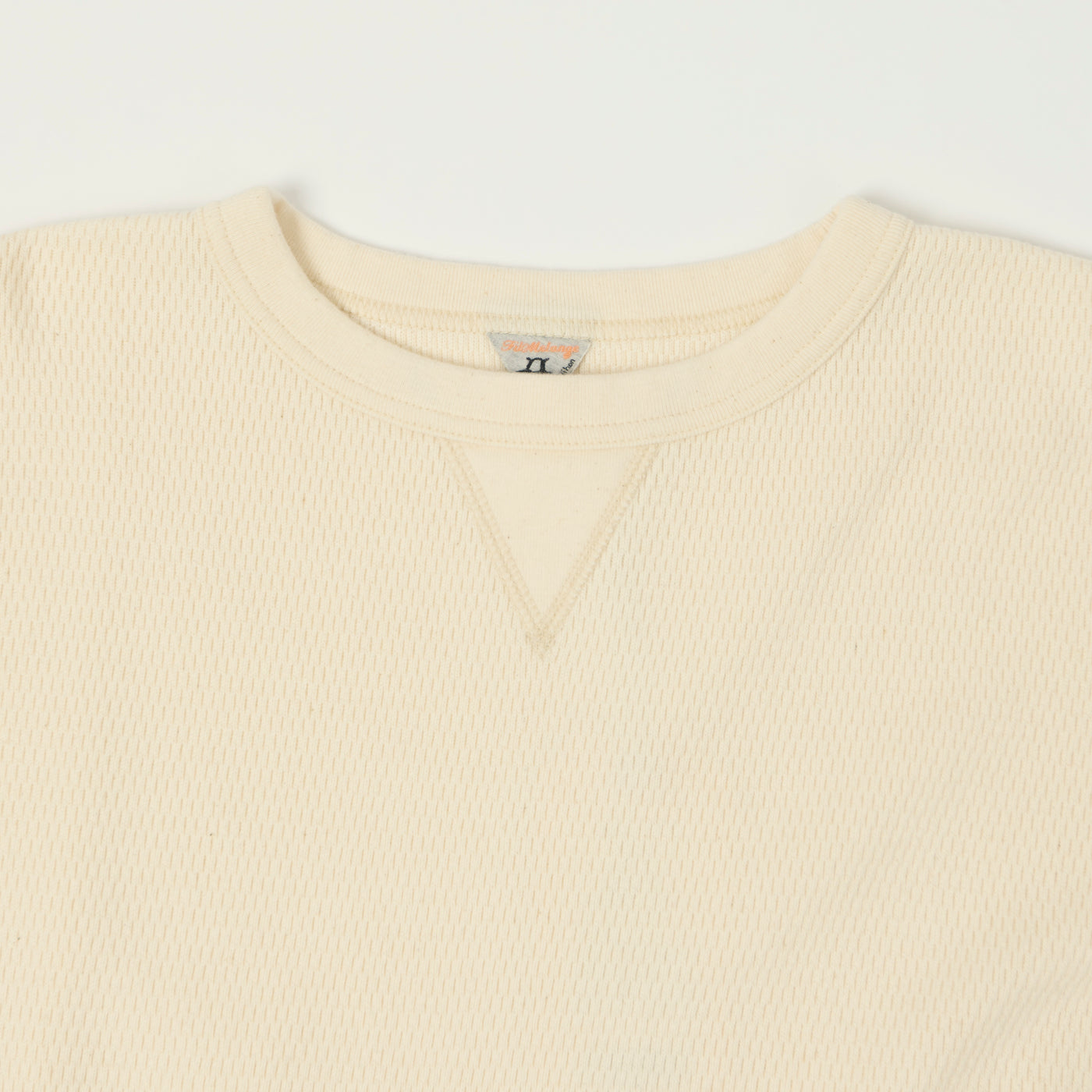 FilMelange 'Daryl' Honeycomb Knit Thermal T-Shirt - Natural