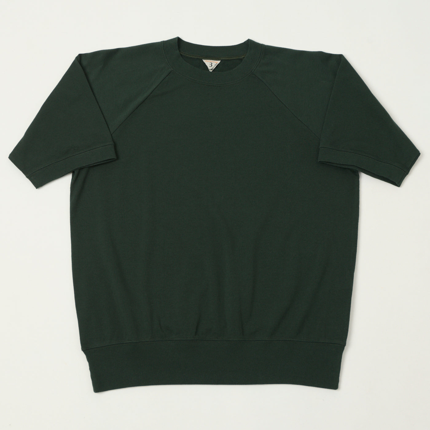 FilMelange 'Elmer' Short Sleeve Sweatshirt - Dark Green