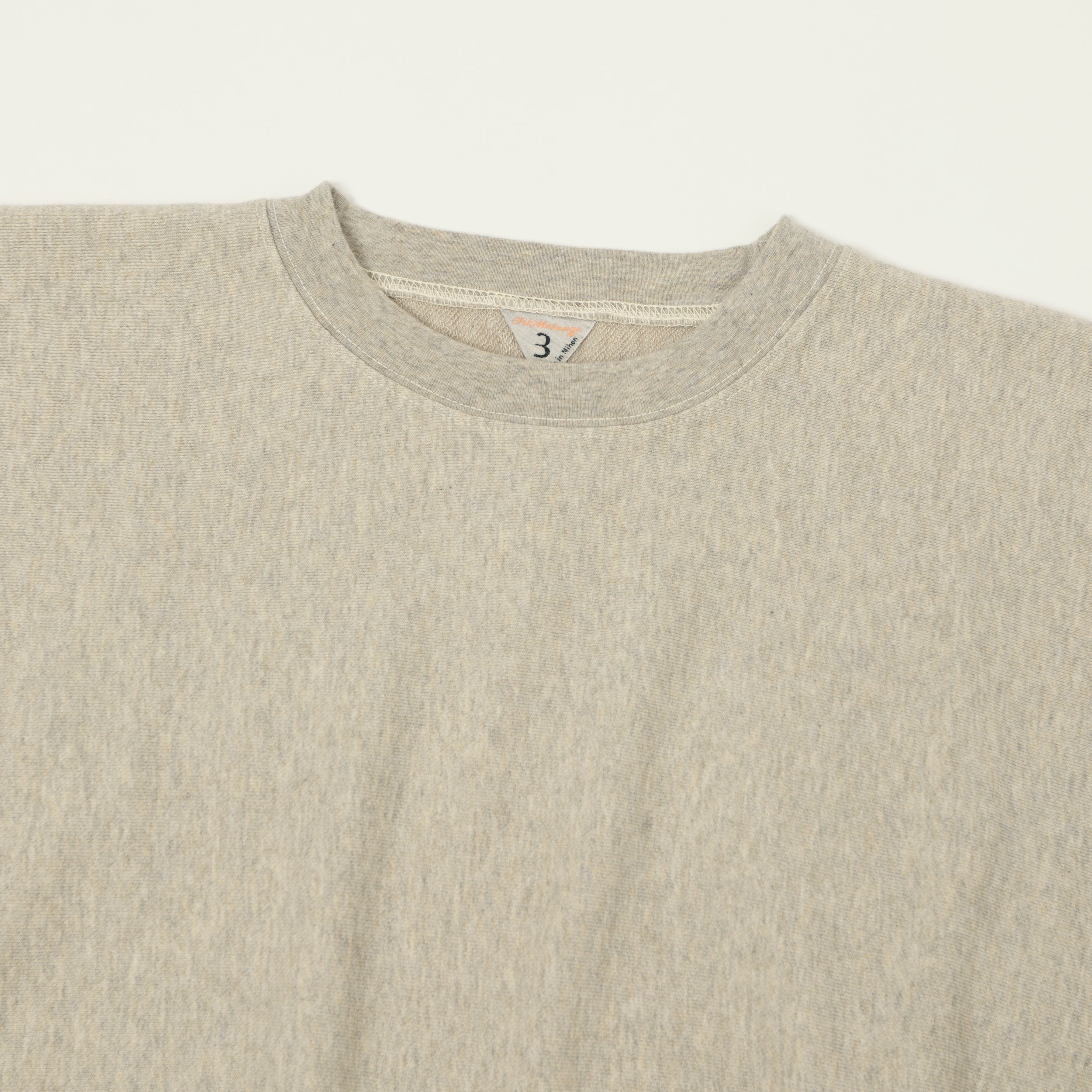 FilMelange 'Linden' Reverse Weave Sweatshirt - Melange
