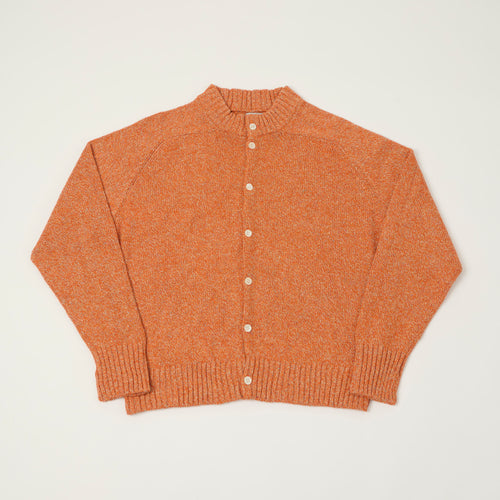 Filmelange 'Sidney' Wool/Silk Knit Cardigan - Orange