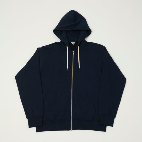 FilMelange 'Urbicus' Cashmere Zip Through Hoodie - Navy
