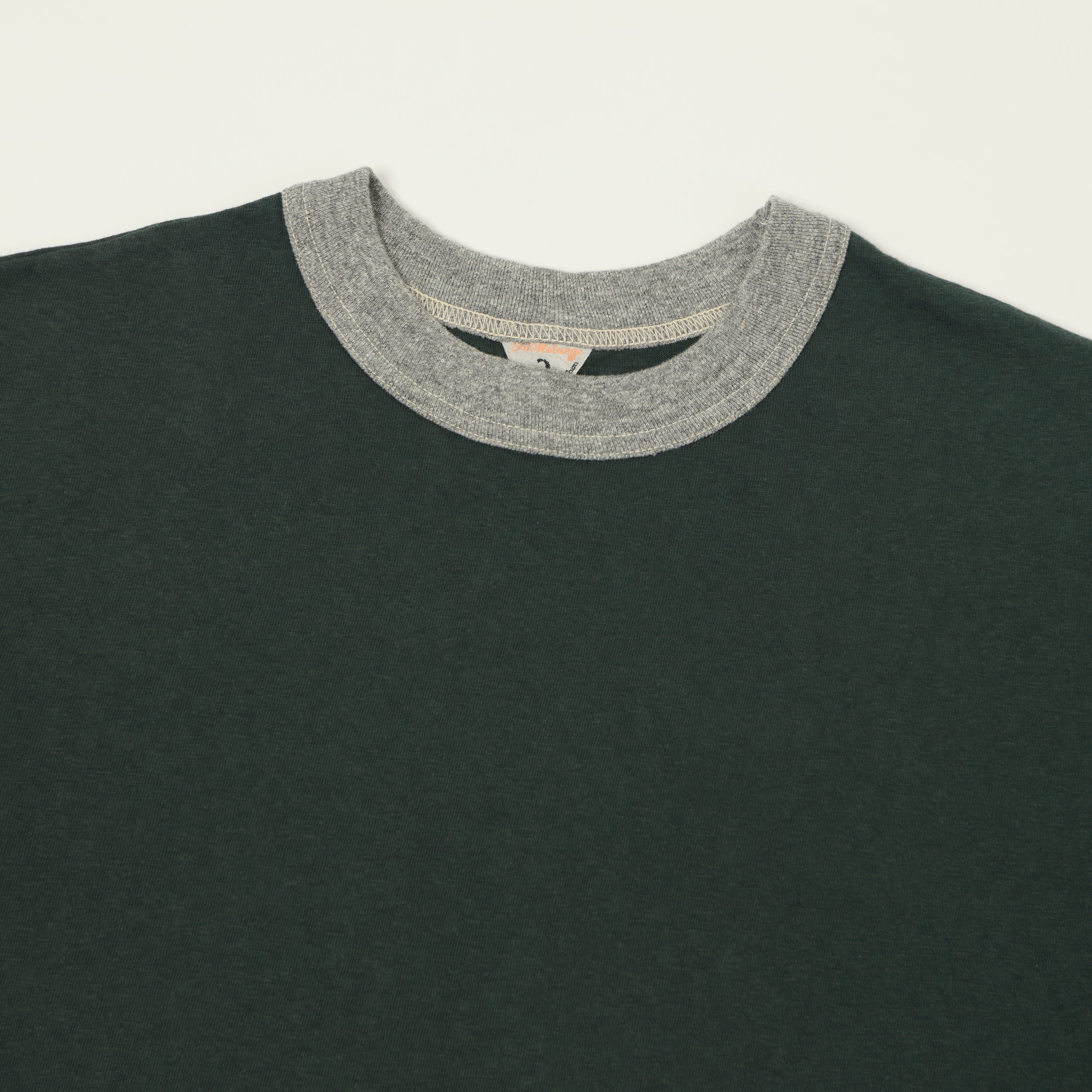 FilMelange 'Volker II' Ringer T-Shirt - Charcoal/Khaki