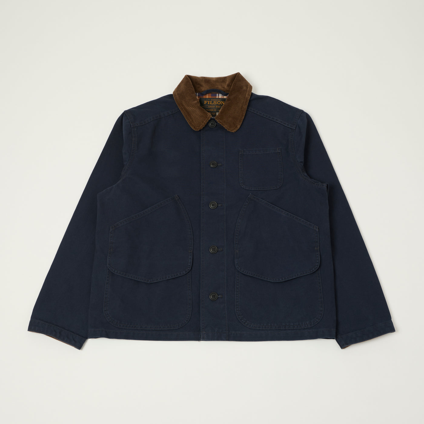Filson Canvas Hunting Jacket - Blue Mussel