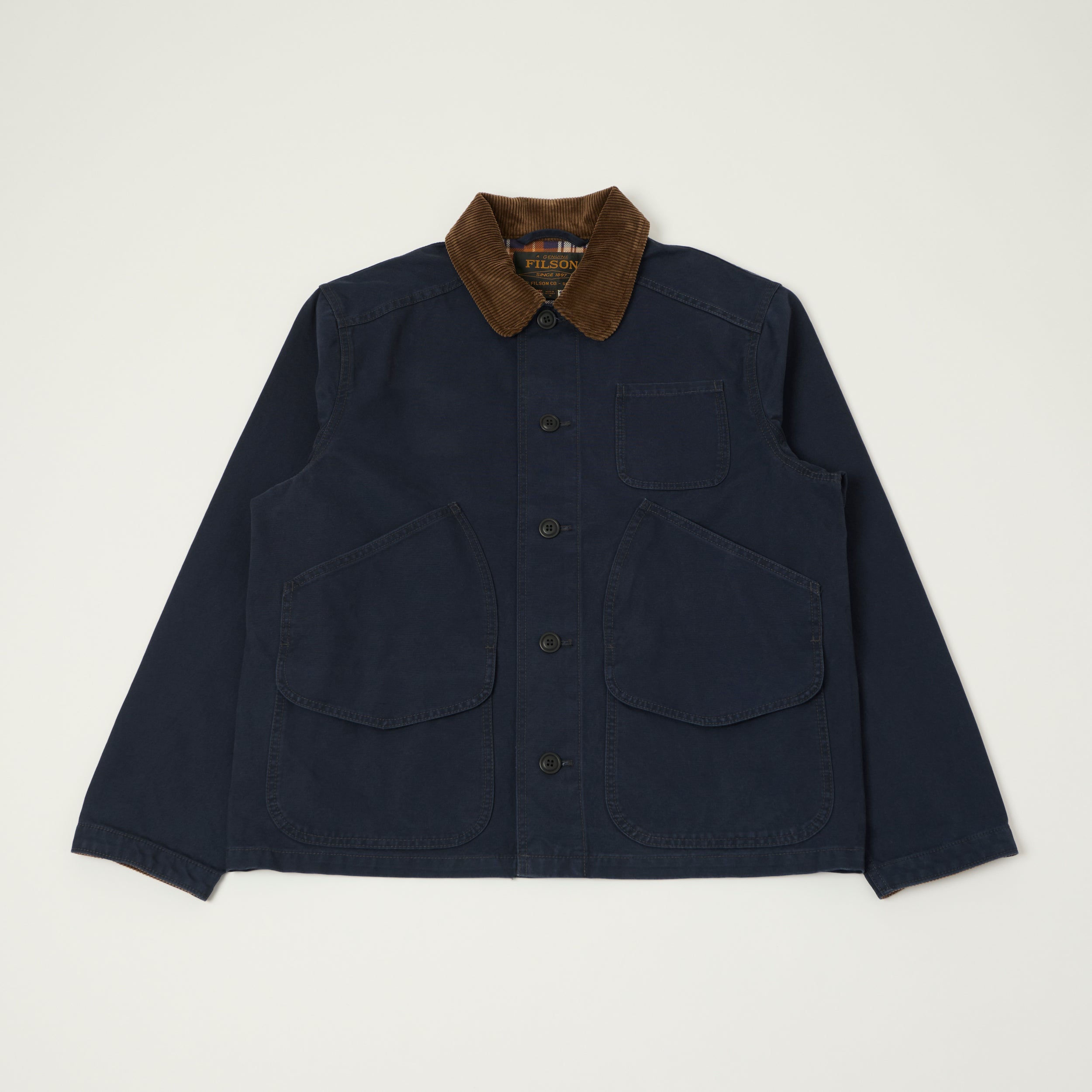 Filson Canvas Hunting Jacket - Blue Mussel