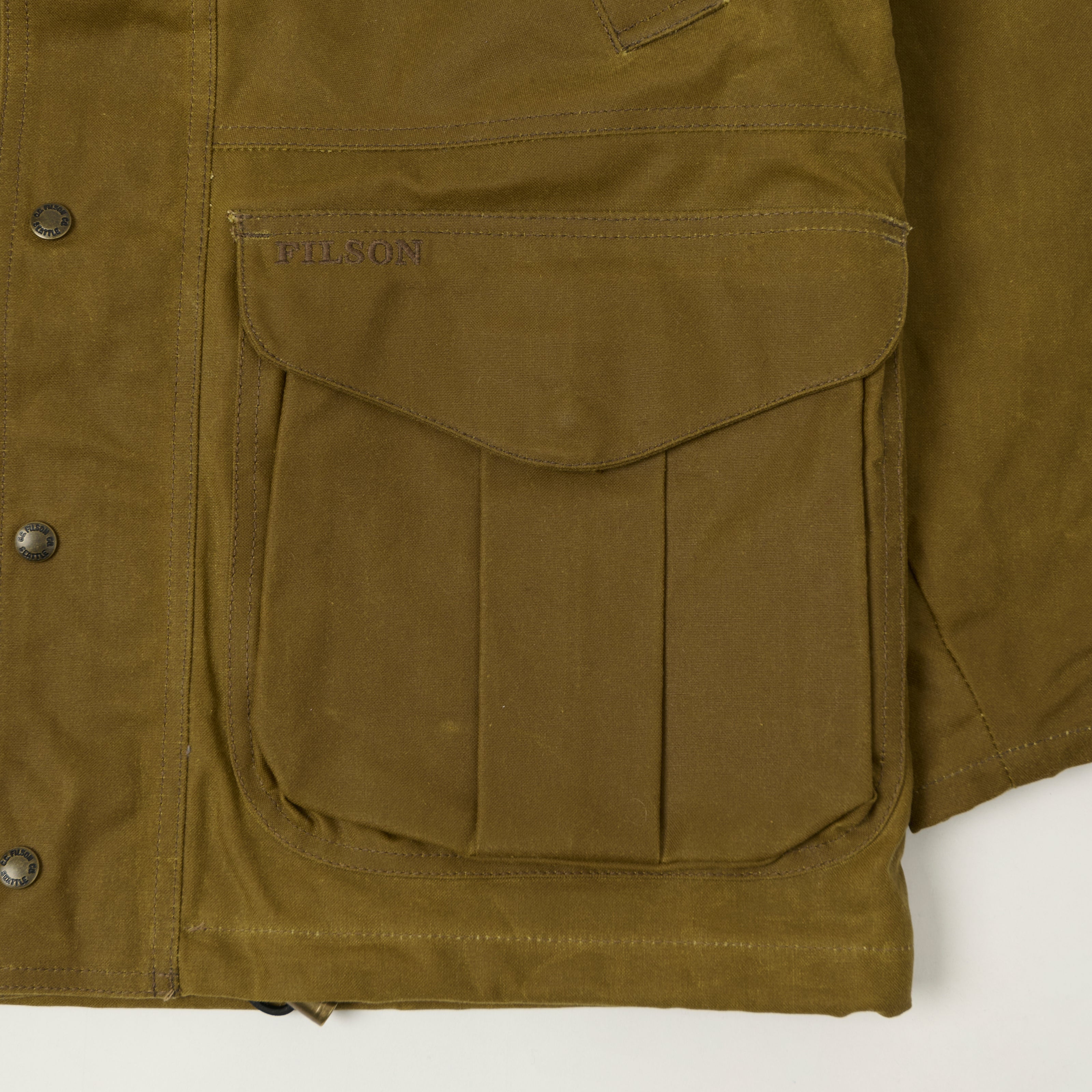 Filson Tin Cloth Field Jacket - Dark Tan