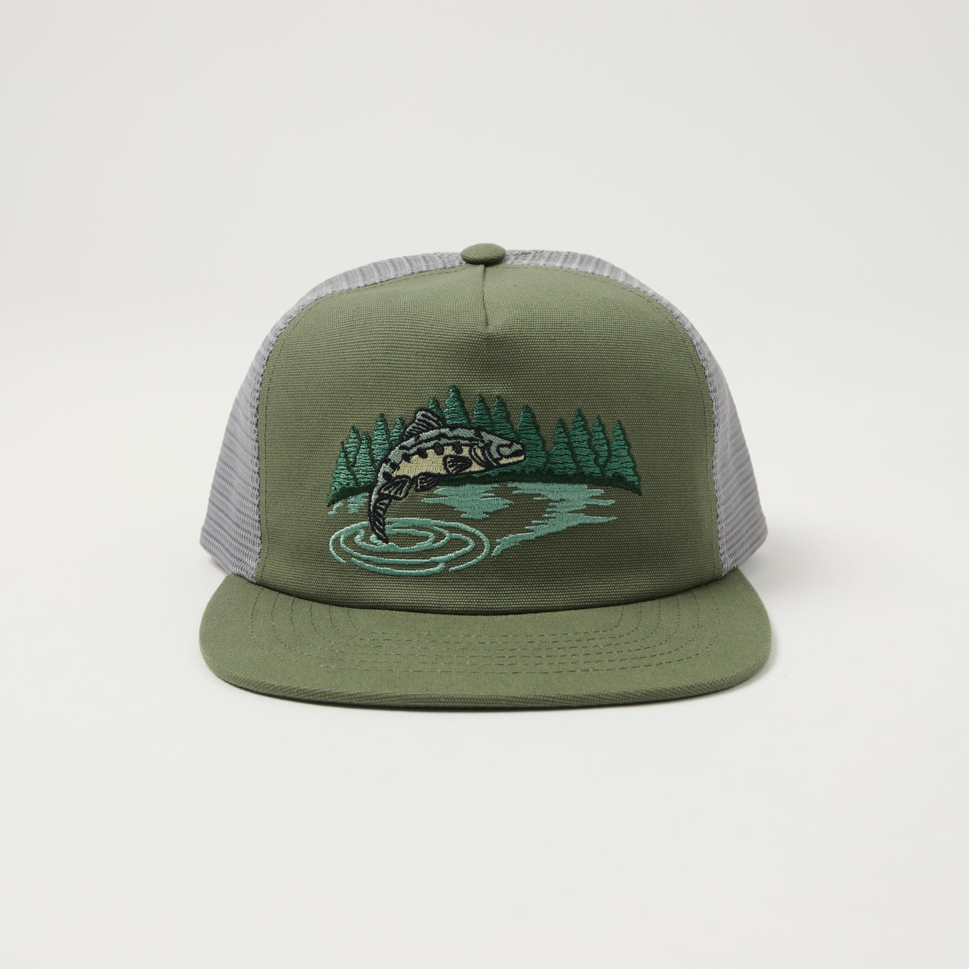Filson 'Trout' Mesh Trucker Cap - Dusty Pine