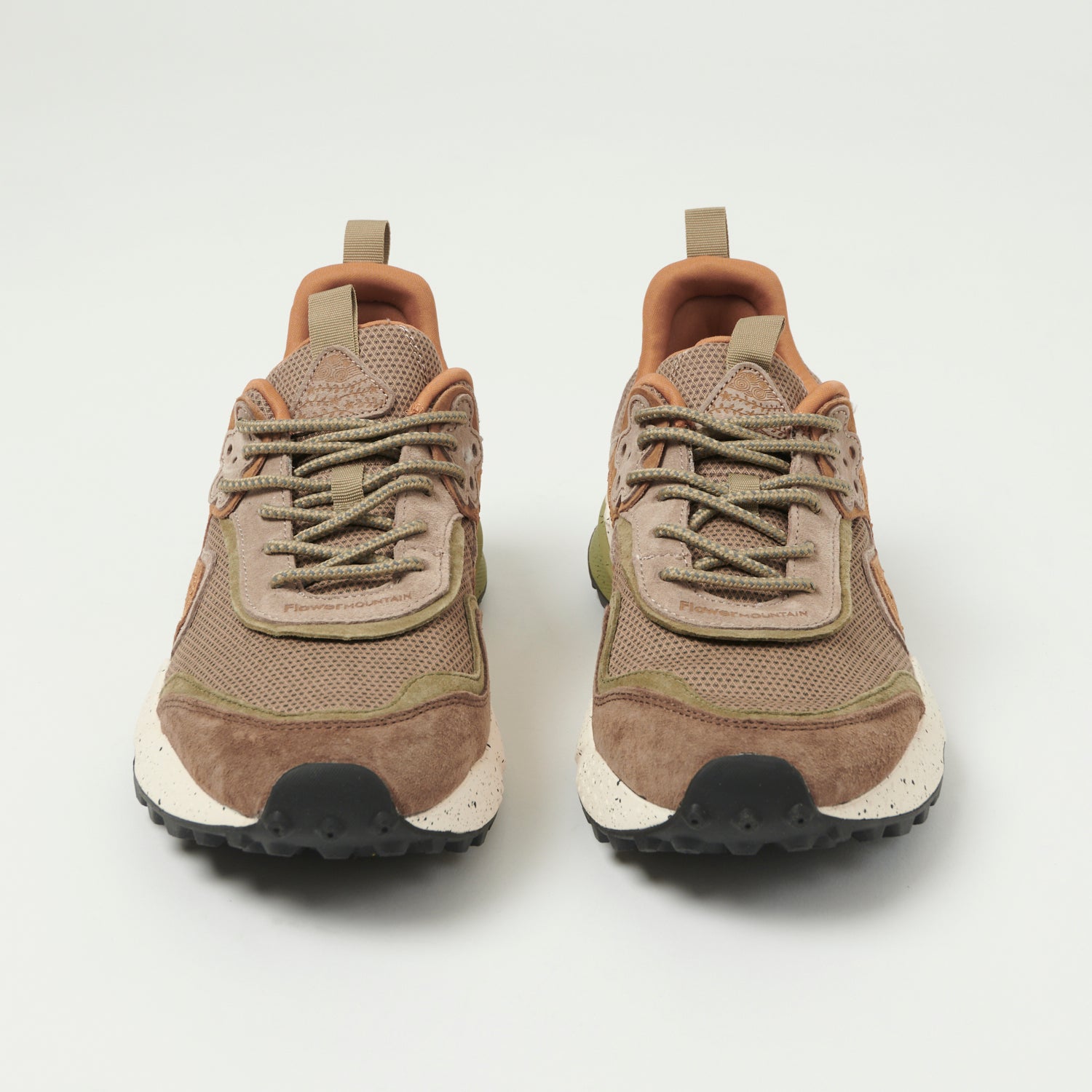 Flower Mountain 'Kotetsu Man' Suede/Nylon Net Sneaker - Brown Khaki