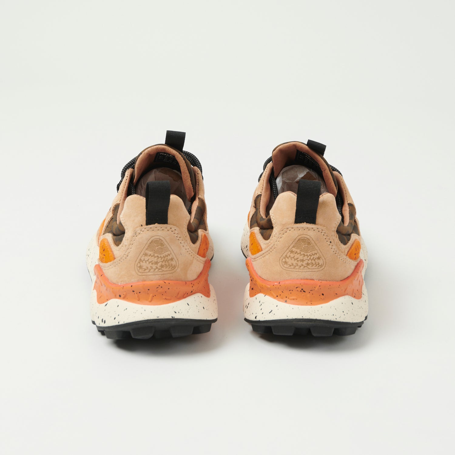 Flower Mountain Yamano 3 Suede/Nylon/Animal Sneaker - Beige/Brown