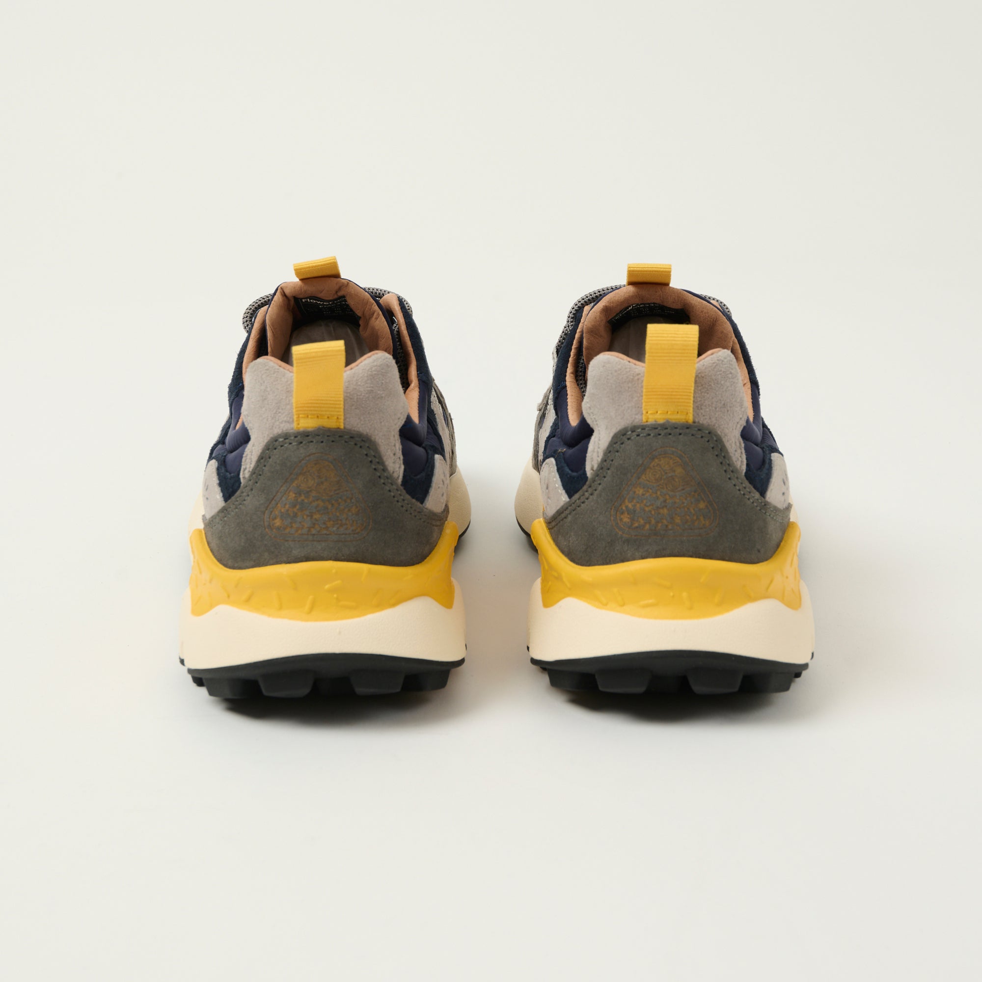 Flower Mountain Yamano 3 Man Suede/Nylon Sneaker - Navy/Blue/Grey