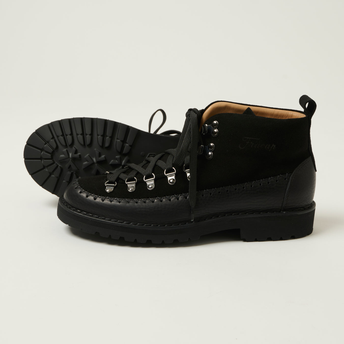 Fracap Magnifico M120 Indian Boots - Black Suede