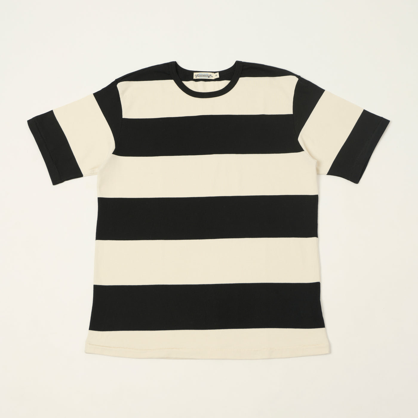 Freenote Cloth 'Mooch' Striped T-Shirt - Off White/Black