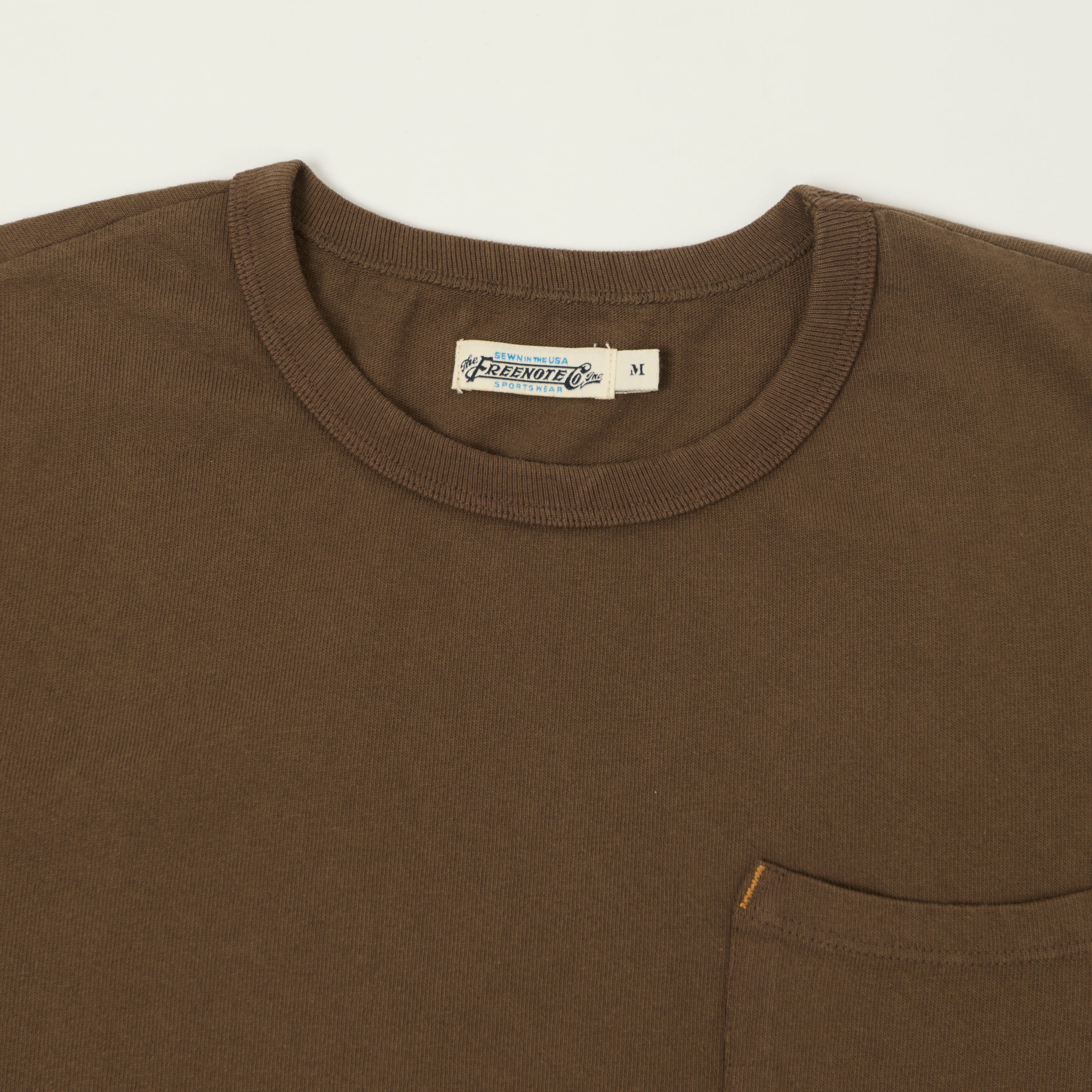 Freenote Cloth 13oz Pocket T-Shirt - Cedar