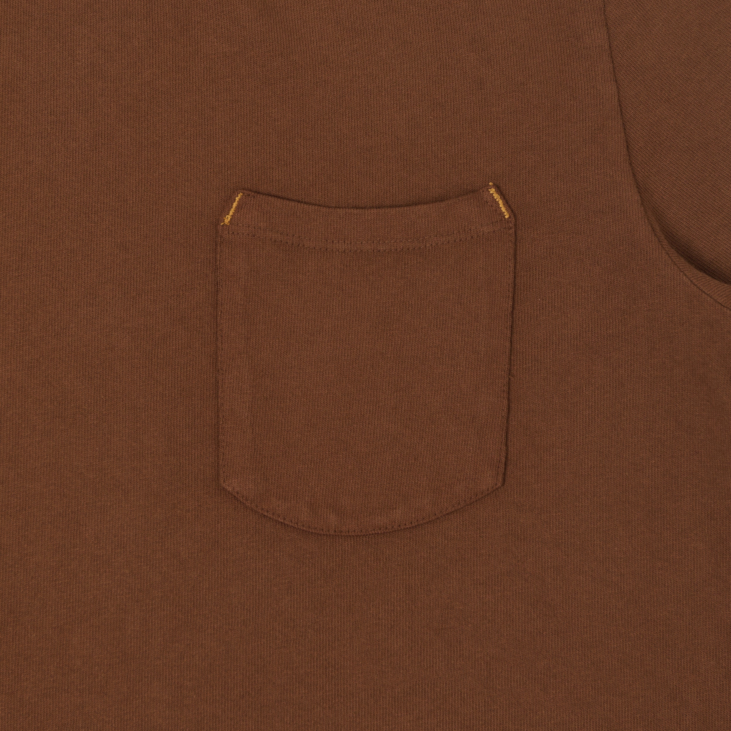 Freenote Cloth 13oz Pocket T-Shirt - Chocolate