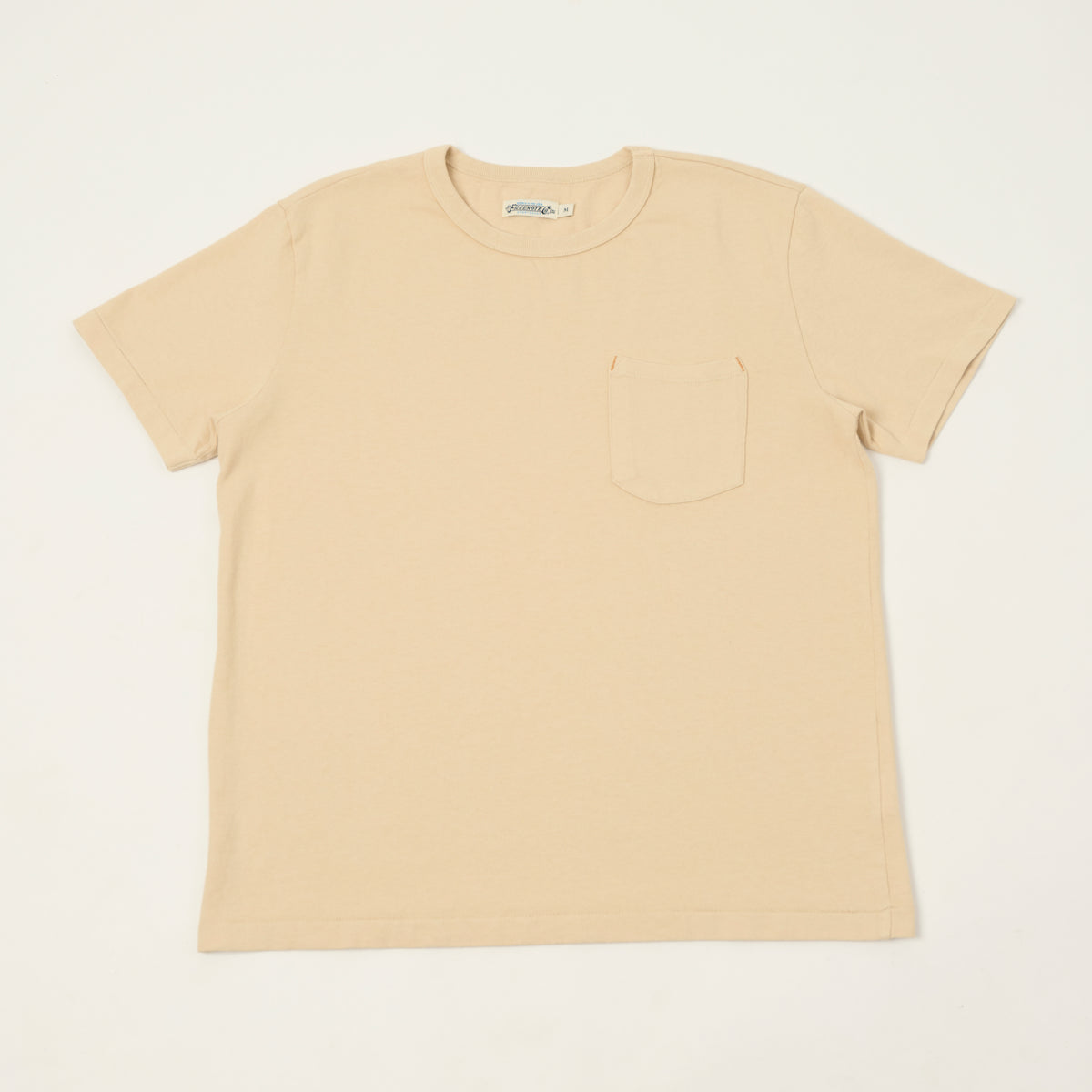 Freenote Cloth 13oz Pocket T-Shirt - Cream