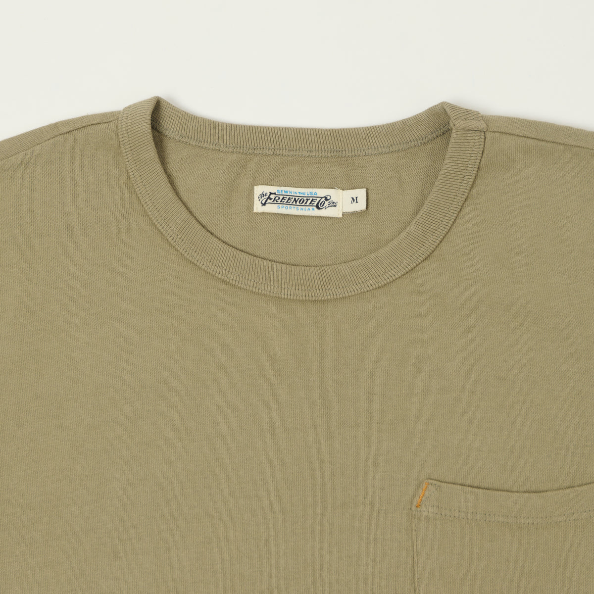Freenote Cloth 13oz Pocket T-Shirt - Fog