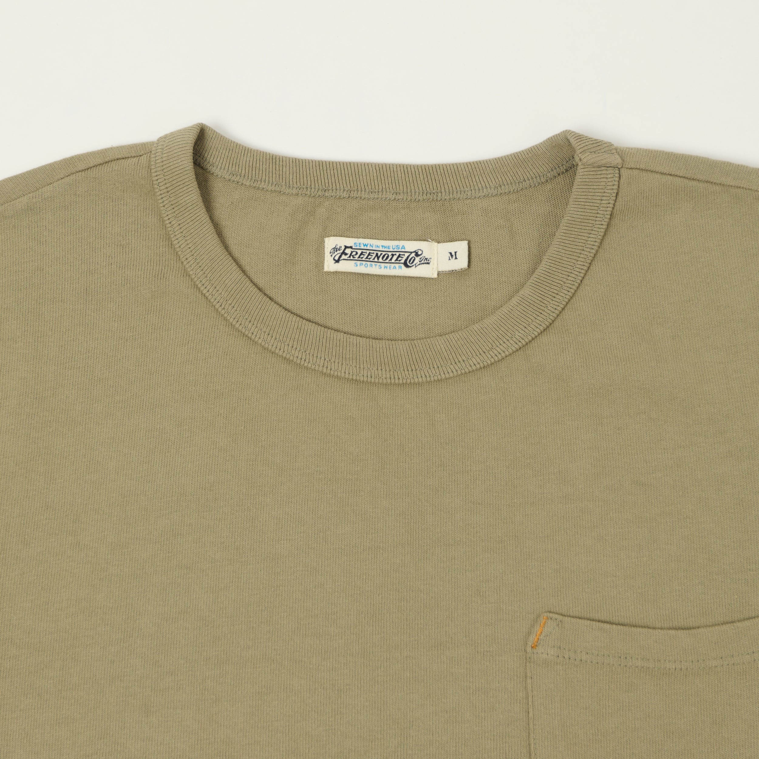 Freenote Cloth 13oz Pocket T-Shirt - Fog
