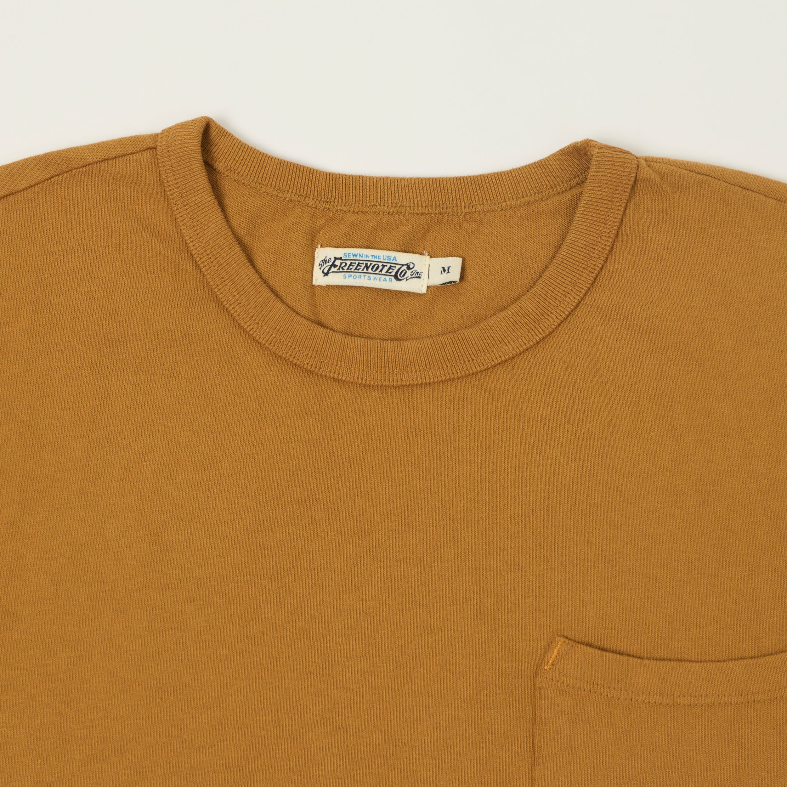 Freenote Cloth 13oz Pocket T-Shirt - Tobacco