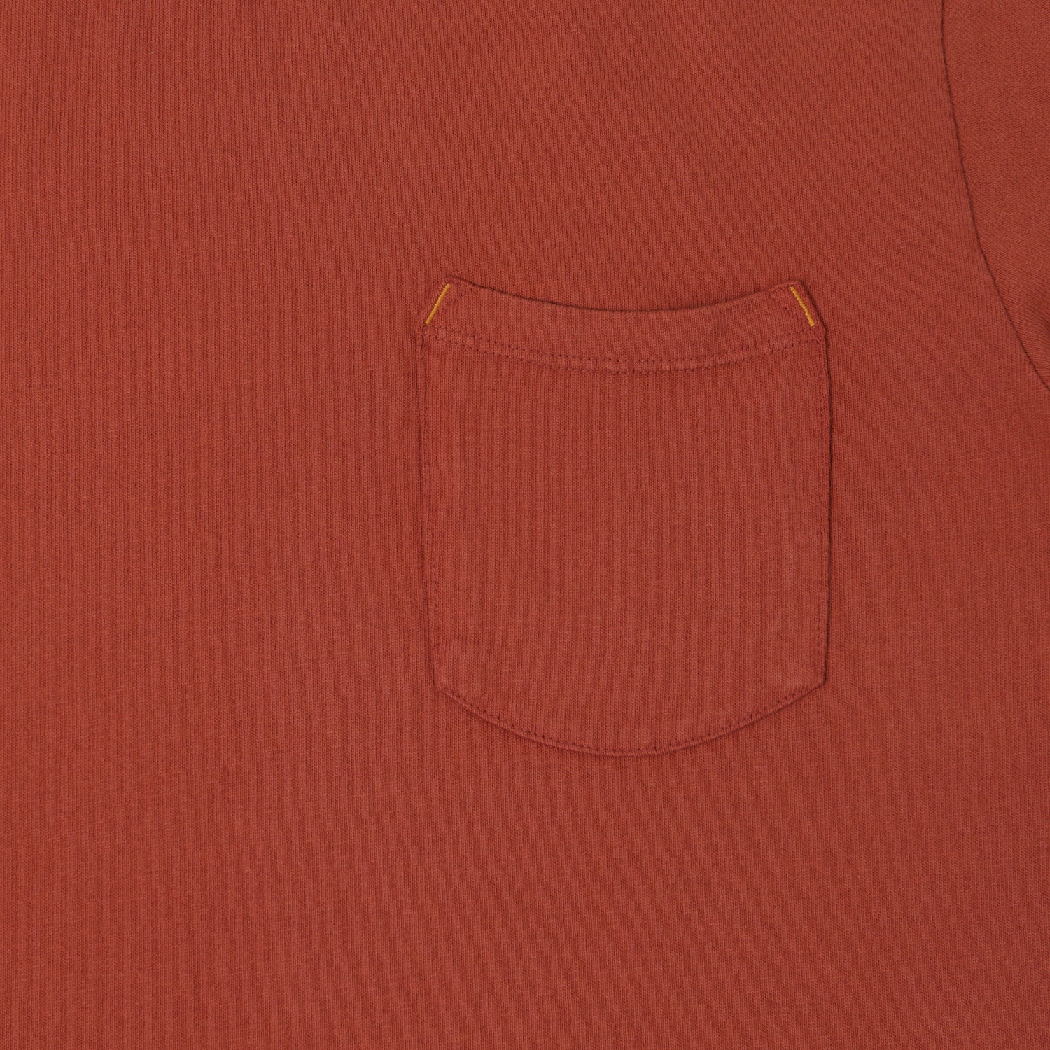Freenote Cloth Heavyweight 13oz Pocket T-Shirt - Rust