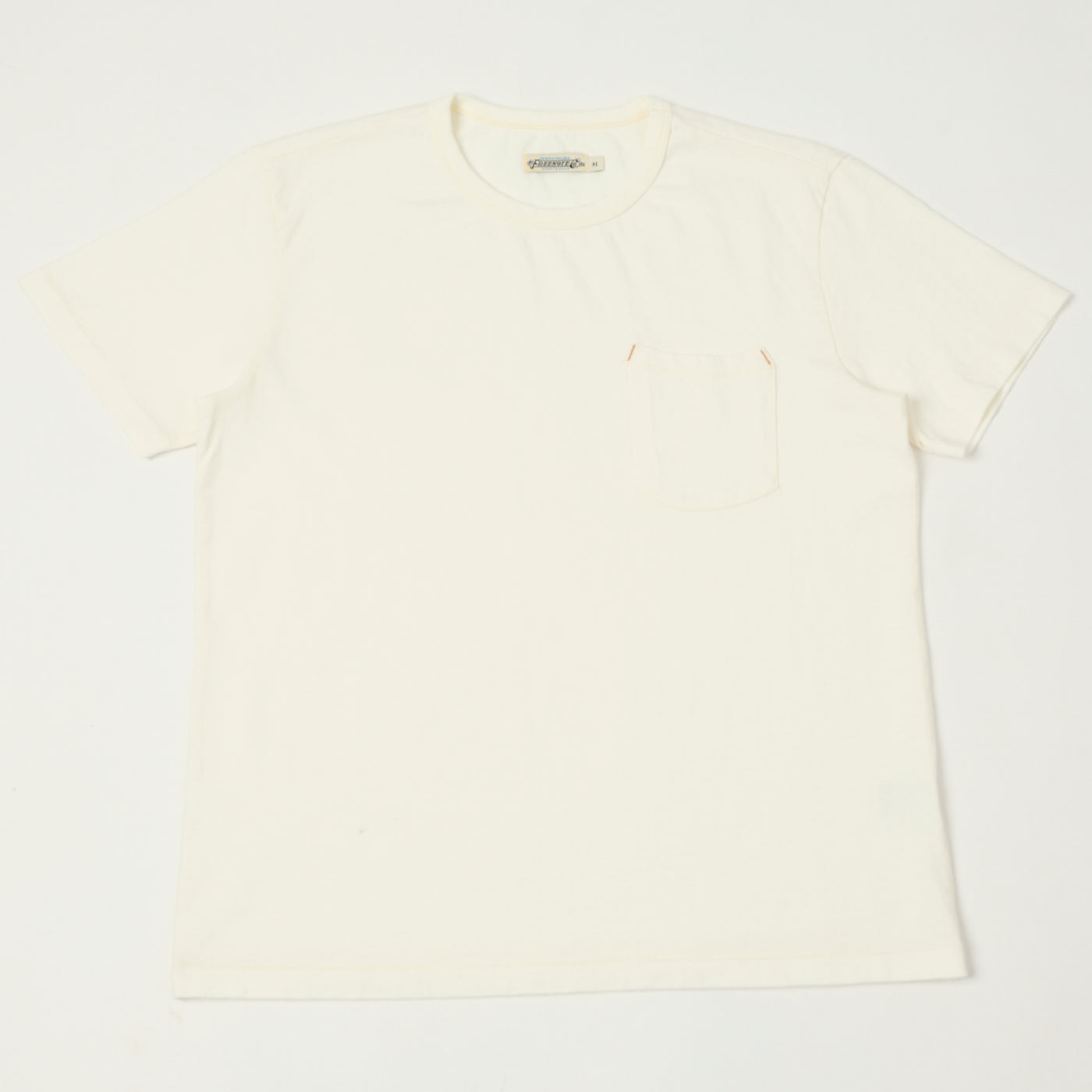 Freenote Cloth Heavyweight 13oz Pocket T-Shirt - White