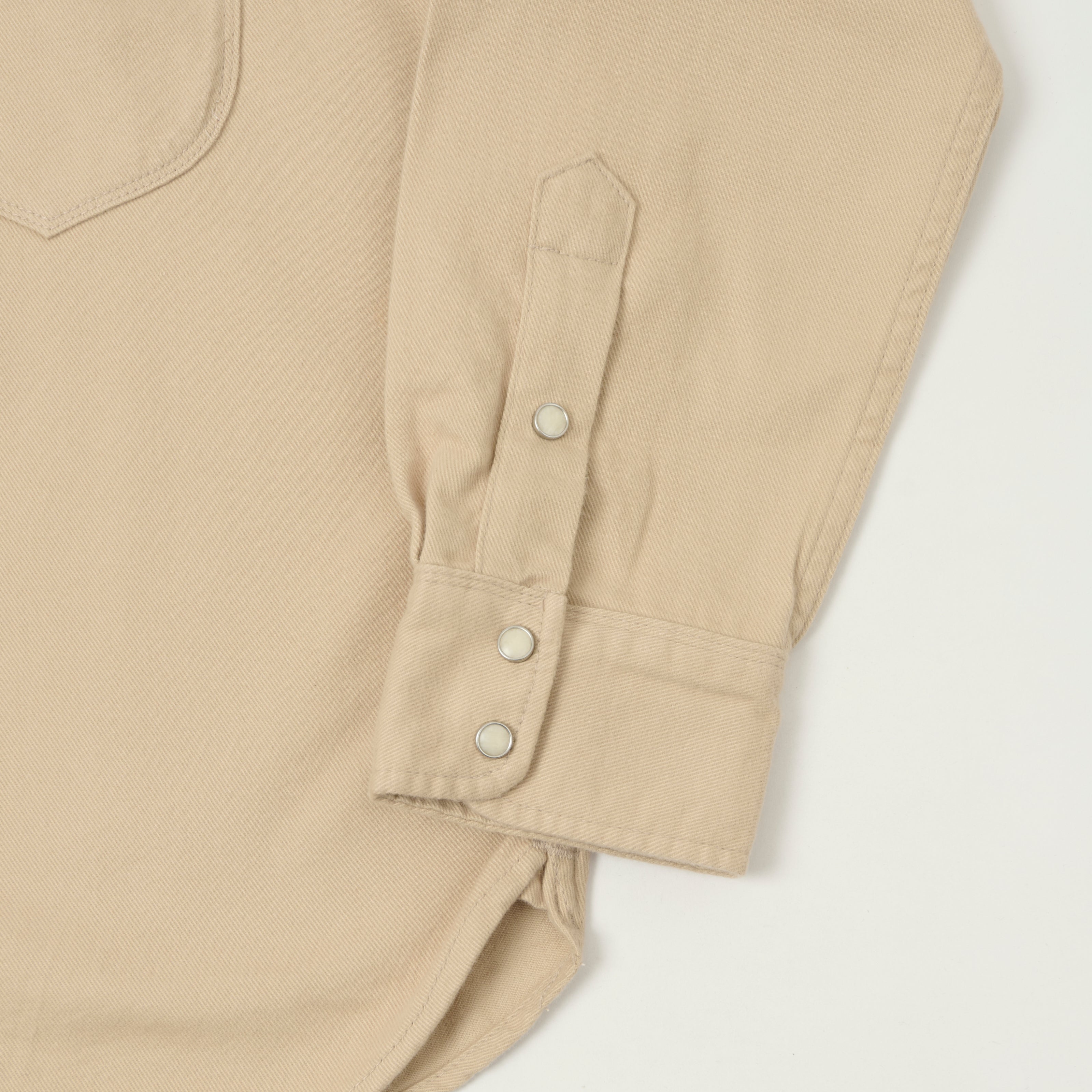 Freenote Cloth Bodie Twill Shirt - Cream