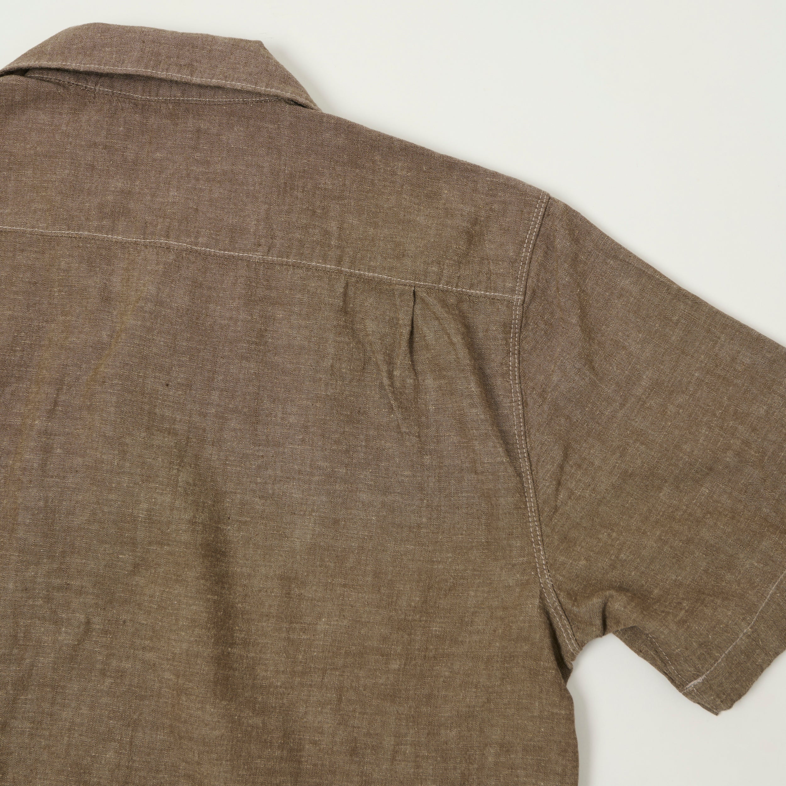 Freenote Cloth 'Cayucos' Short Sleeve Shirt - Dusty Brown