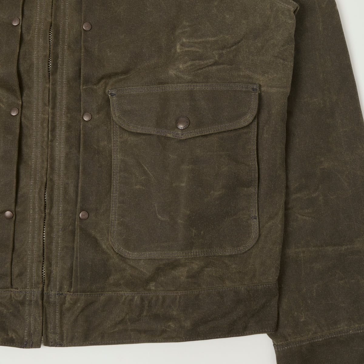 Freenote Cloth 'Faro' Waxed Canvas Jacket - Oak