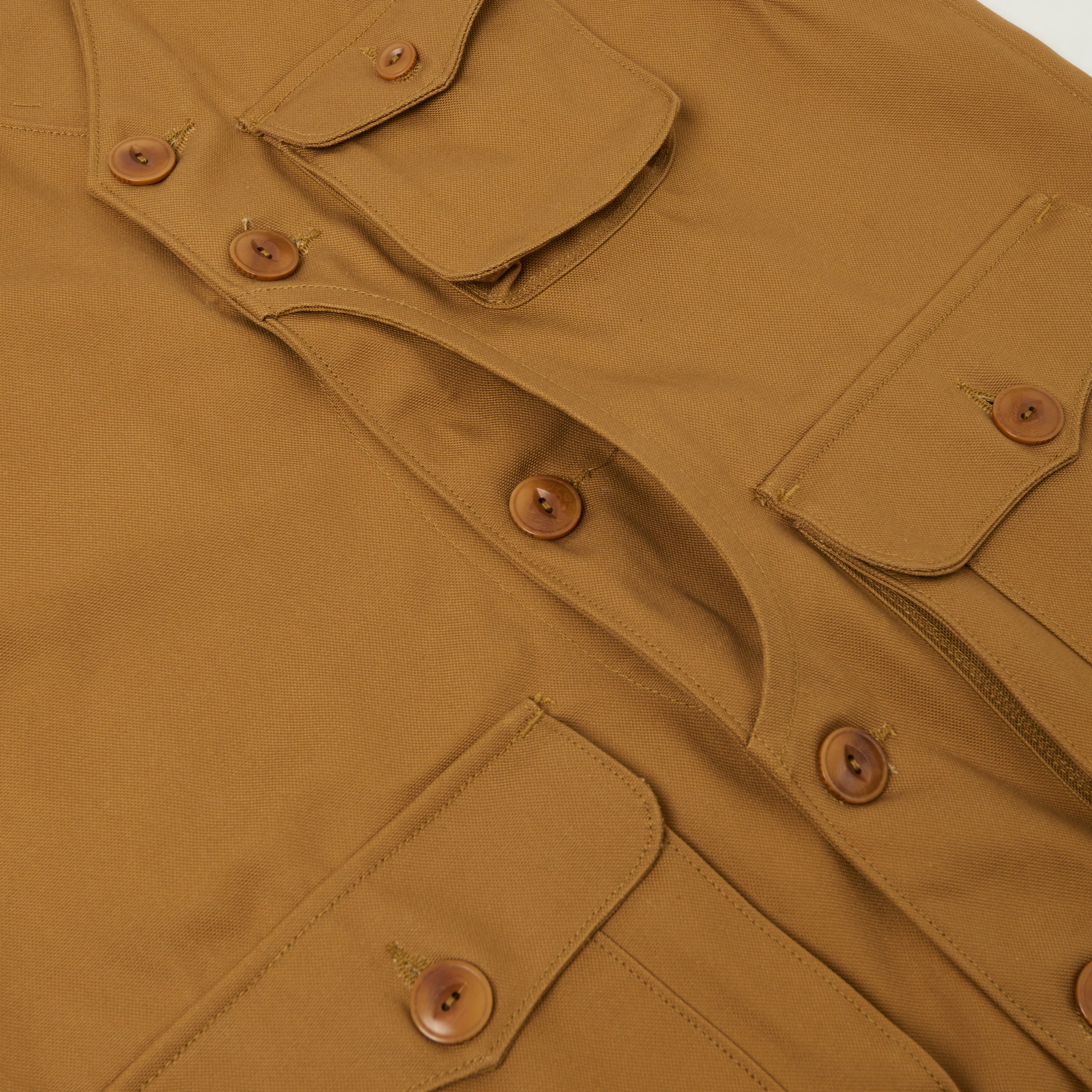 Freenote Cloth 'Keynot' Duck Canvas Hunting Vest - Brown