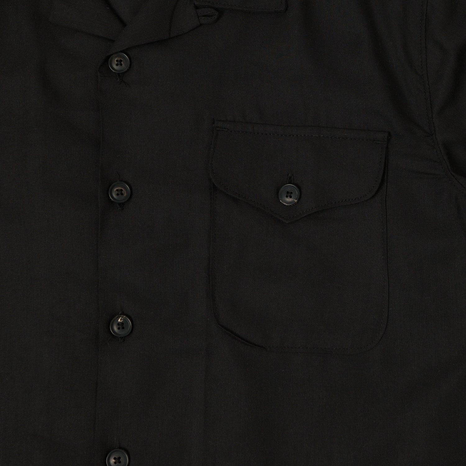 Freenote Cloth 'Jove' Short Sleeve Shirt - Black
