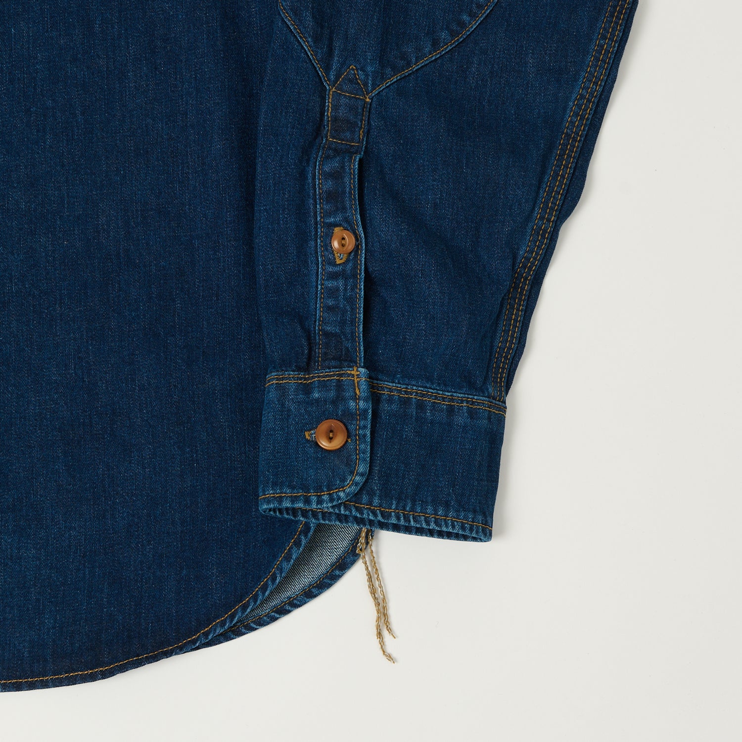 Freenote Cloth 'Lambert' 8oz Denim Work Shirt - Stone Washed
