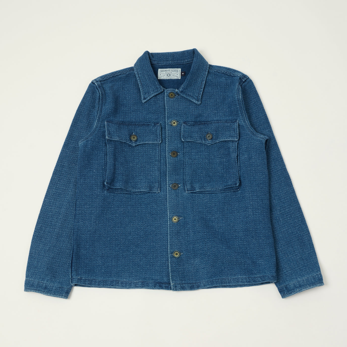 Freenote Cloth 'Midway' Indigo Sashiko Jacket - Two Year Wash