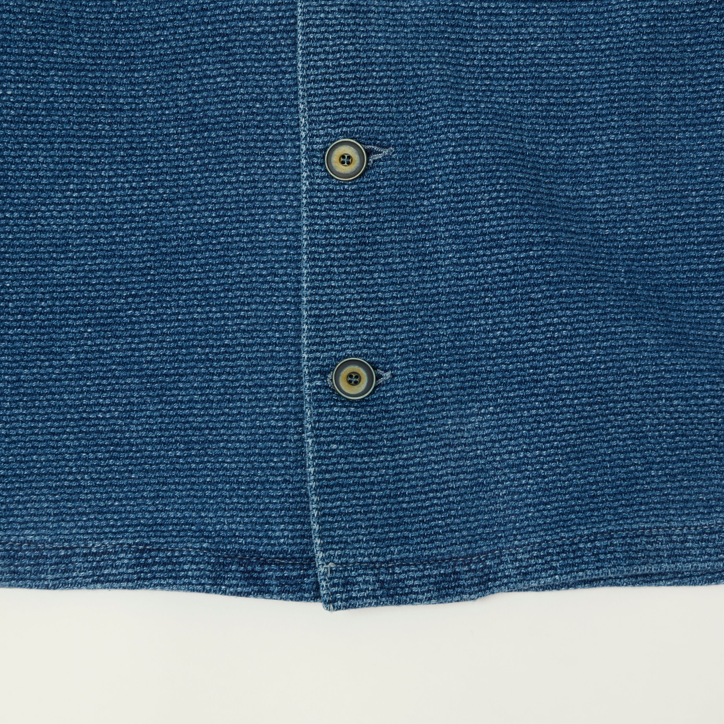 Freenote Cloth 'Midway' Indigo Sashiko Jacket - Two Year Wash