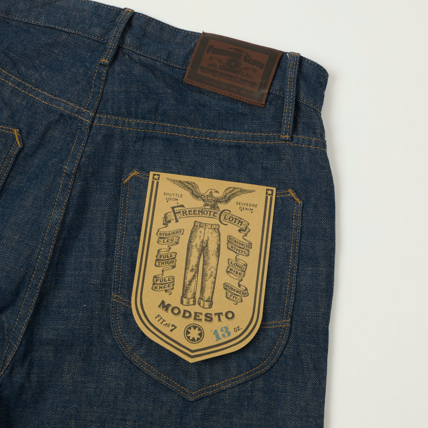 Freenote Cloth 'Modesto' 13oz Regular Straight Jean - One Wash