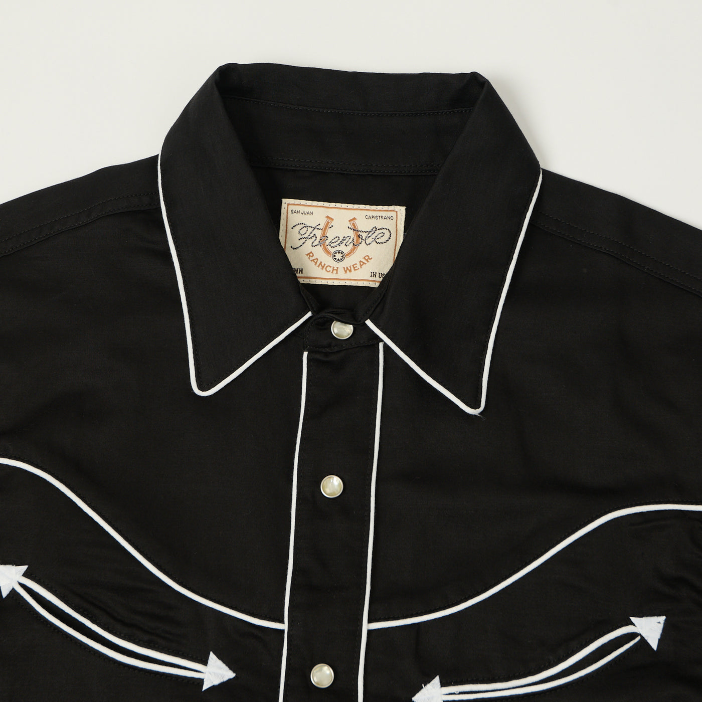 Freenote Cloth 'Rambler Honky Tonk' Western Shirt - Black