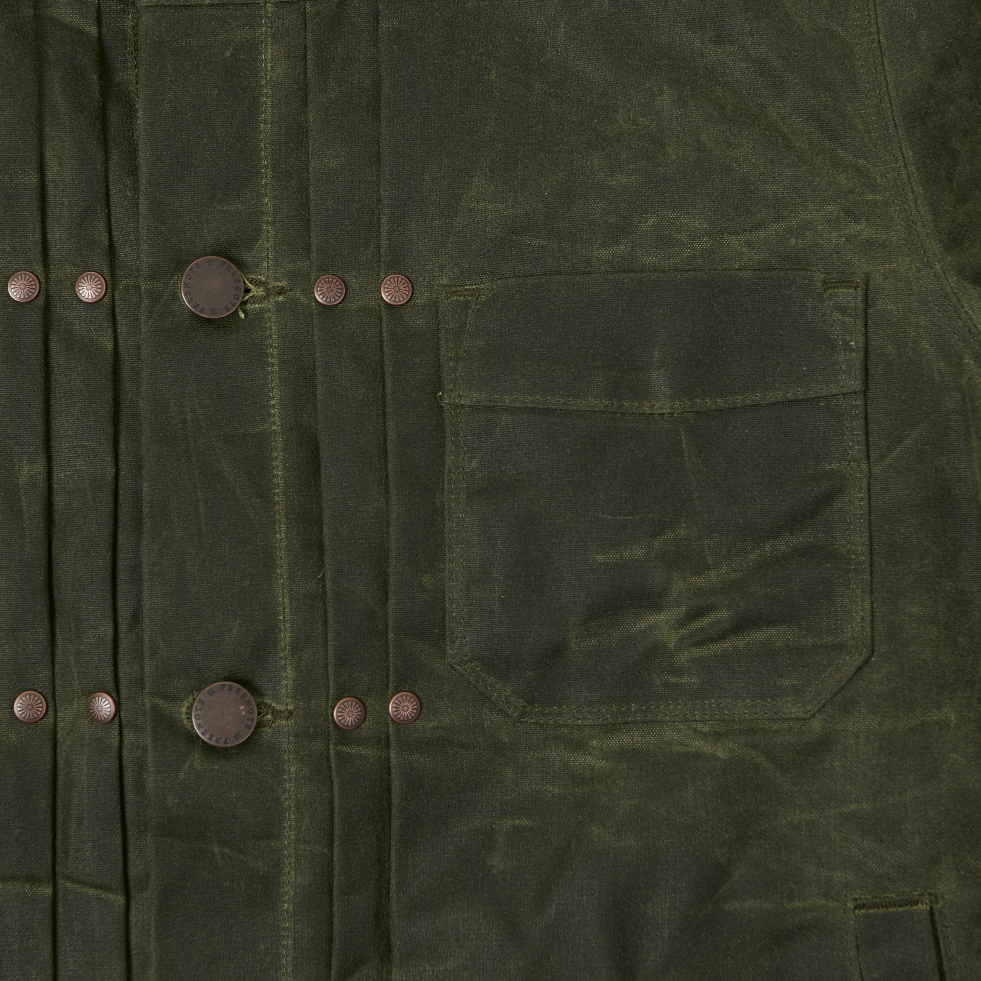 Freenote Cloth 'Riders' Waxed Canvas Jacket - Olive