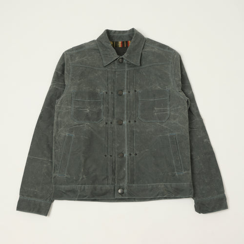 Freenote Cloth 'Riders' Waxed Canvas Jacket - Charcoal