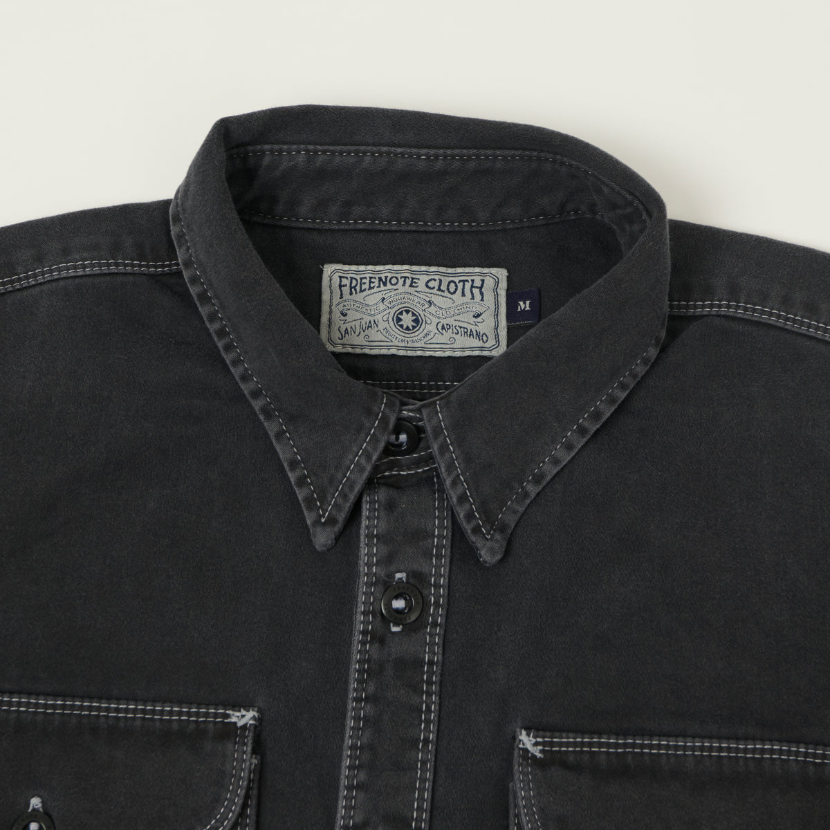 Freenote Cloth Sateen Work Shirt - Black
