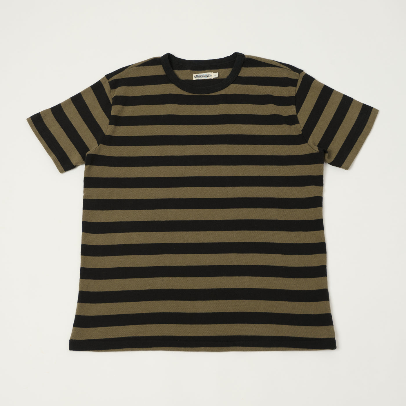 Freenote Cloth 'Shifter' Striped T-Shirt - Cedar/Black