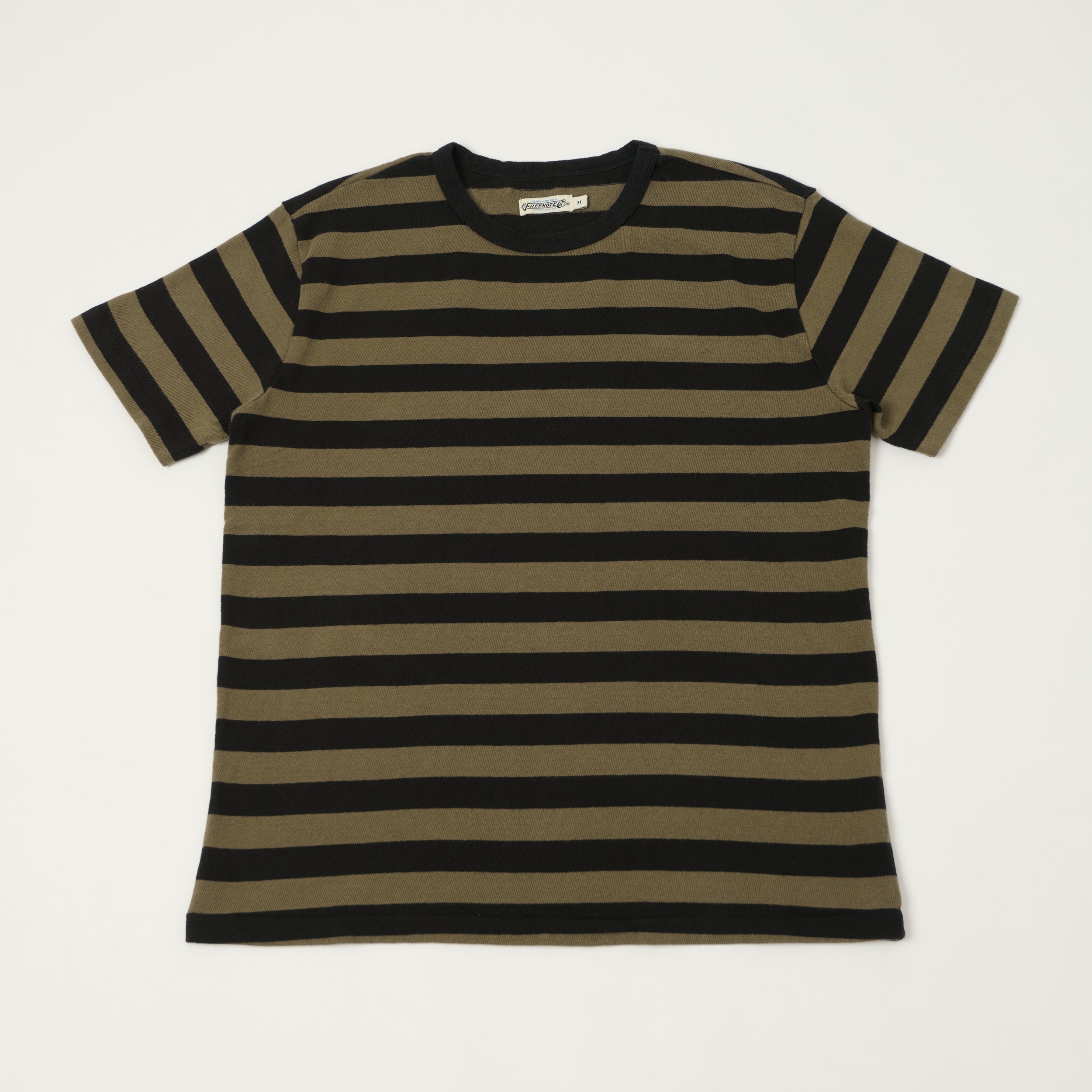 Freenote Cloth 'Shifter' Striped T-Shirt - Cedar/Black