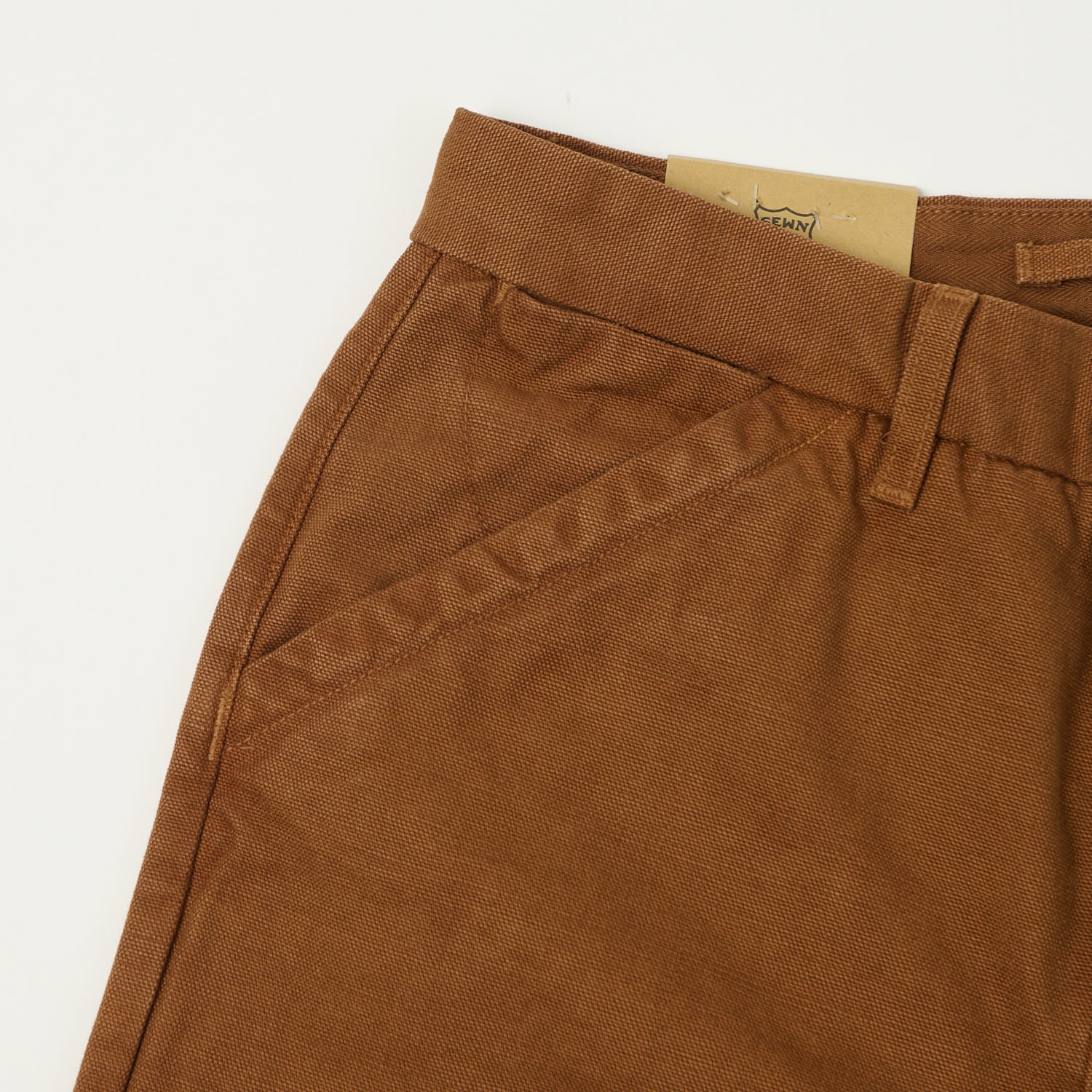 Freenote Cloth Heavyweight 14oz Slub Workers Chino - Rust
