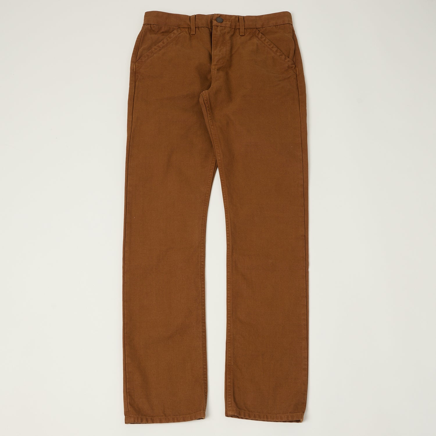 Freenote Cloth Heavyweight 14oz Slub Workers Chino - Rust