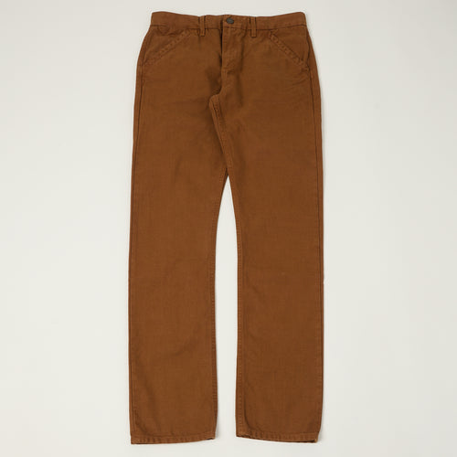 Freenote Cloth Heavyweight 14oz Slub Workers Chino - Rust