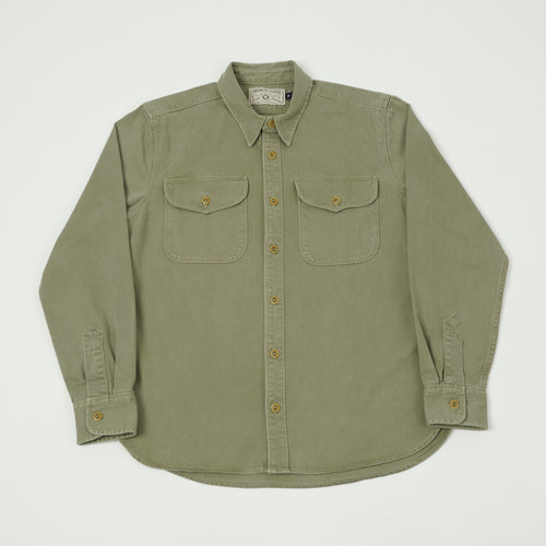Freenote Cloth Sateen Work Shirt - Green