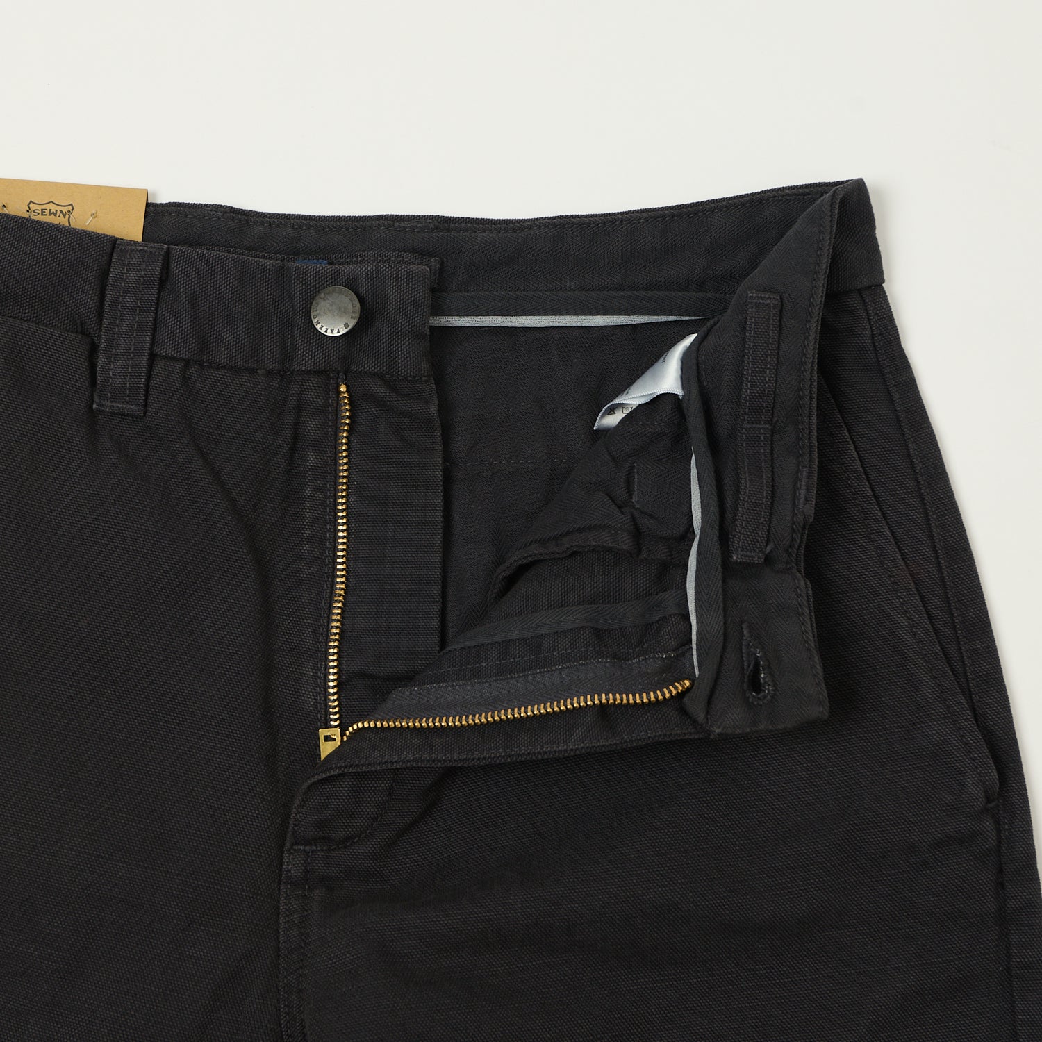 Freenote Cloth Heavyweight 14oz Slub Deck Pant - Black